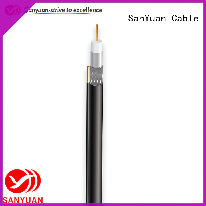 SanYuan easy to expand cable coaxial 75 ohm supply for digital video