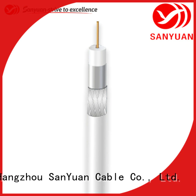 SanYuan latest 75 ohm coax supply for satellite