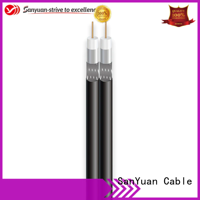 SanYuan cheap 75 ohm coaxial cable manufacturers for satellite