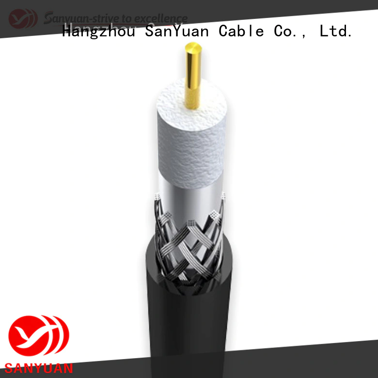 SanYuan easy to expand cable coaxial 75 ohm factory for HDTV antennas