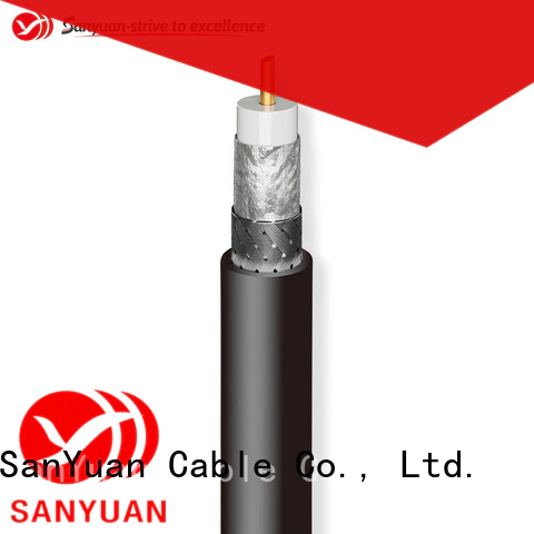 SanYuan strong 50 ohm coax cable wholesale for broadcast radio