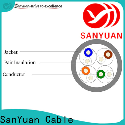 SanYuan cat 5e lan cable wholesale for internet