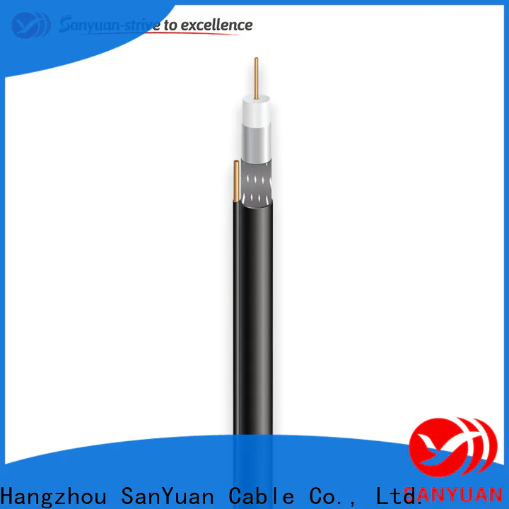 SanYuan long lasting cable 75 ohm factory for data signals