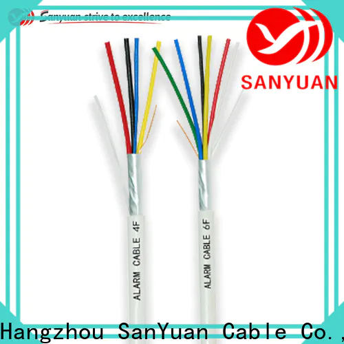SanYuan best fire alarm network cable supply for fire alarm systems