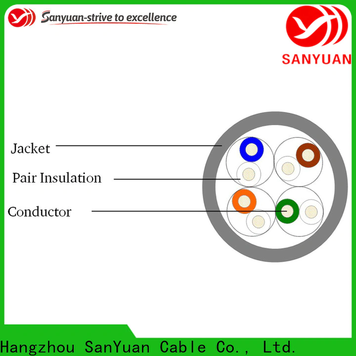 SanYuan high quality cat 5e lan cable wholesale for routers