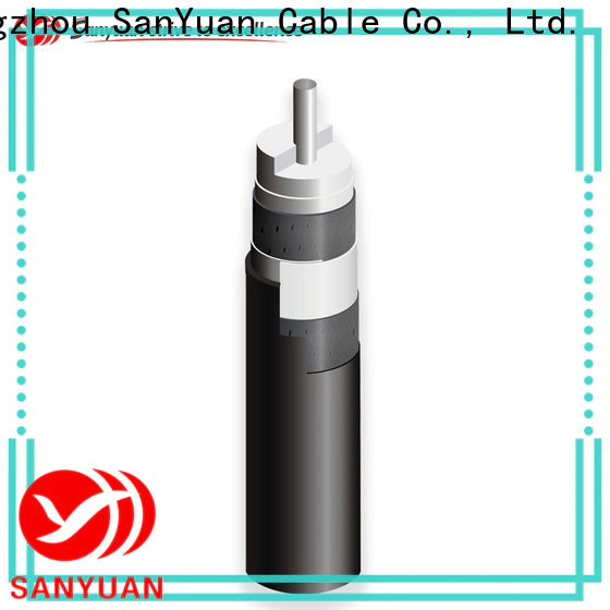 SanYuan long lasting 75 ohm coaxial cable manufacturers for HDTV antennas