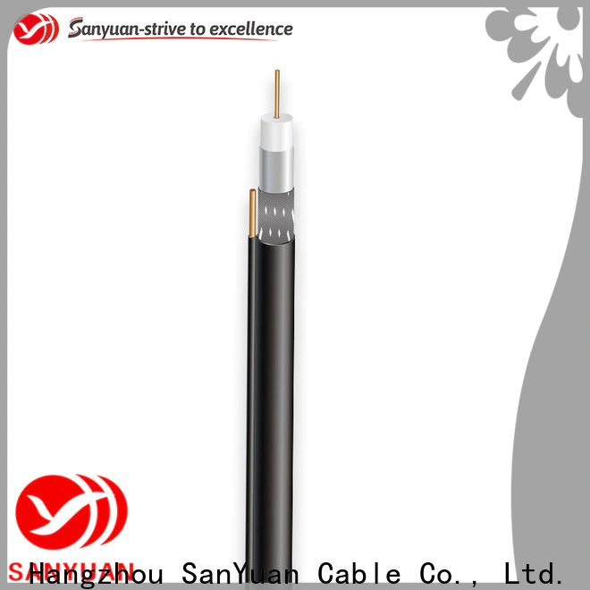 SanYuan long lasting 75 ohm coaxial cable supply for data signals