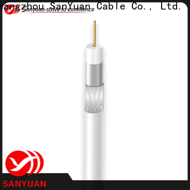 SanYuan cheap 75 ohm coaxial cable supply for digital audio