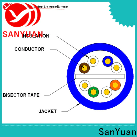 SanYuan category 6 lan cable supplier for data communication