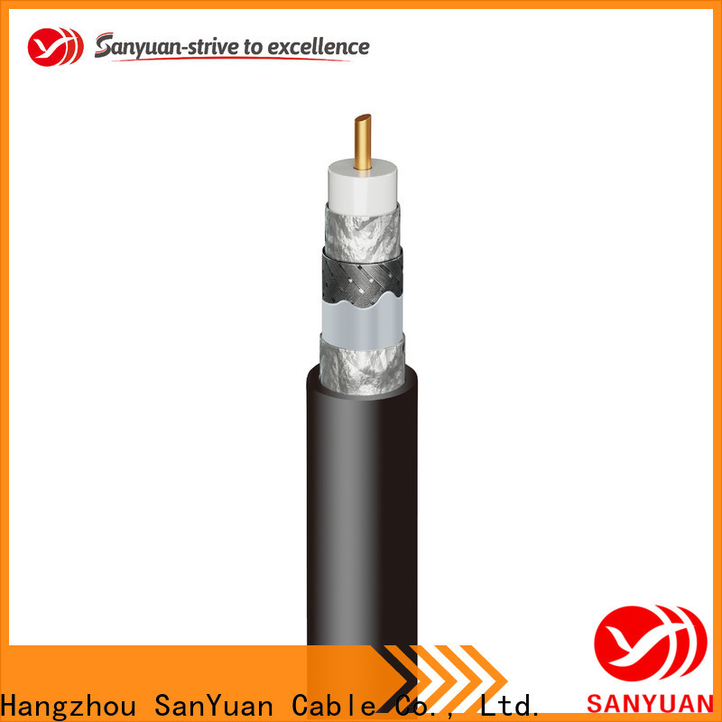 SanYuan long lasting cable coaxial 75 ohm factory for data signals