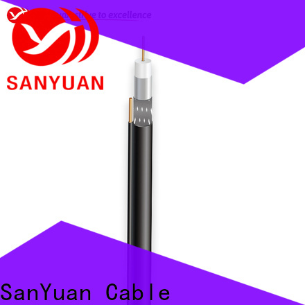 SanYuan cheap 75 ohm coax suppliers for HDTV antennas