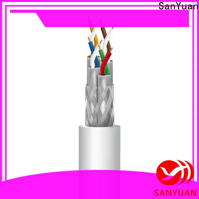 SanYuan high-quality cat 7a cable manufacturers for railway