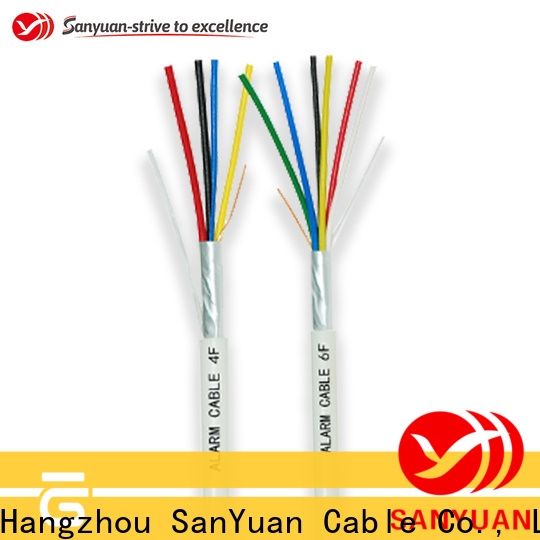 SanYuan latest fire alarm network cable suppliers for smoke alarms