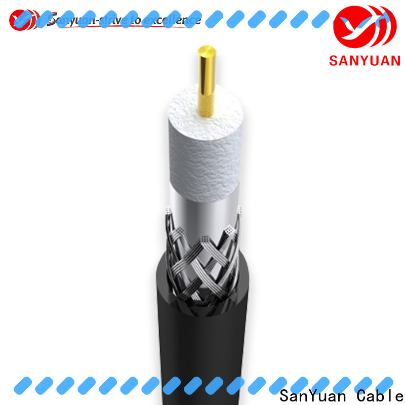 SanYuan easy to expand cable coaxial 75 ohm company for data signals