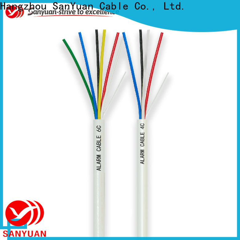 SanYuan top security alarm cable factory for intercom
