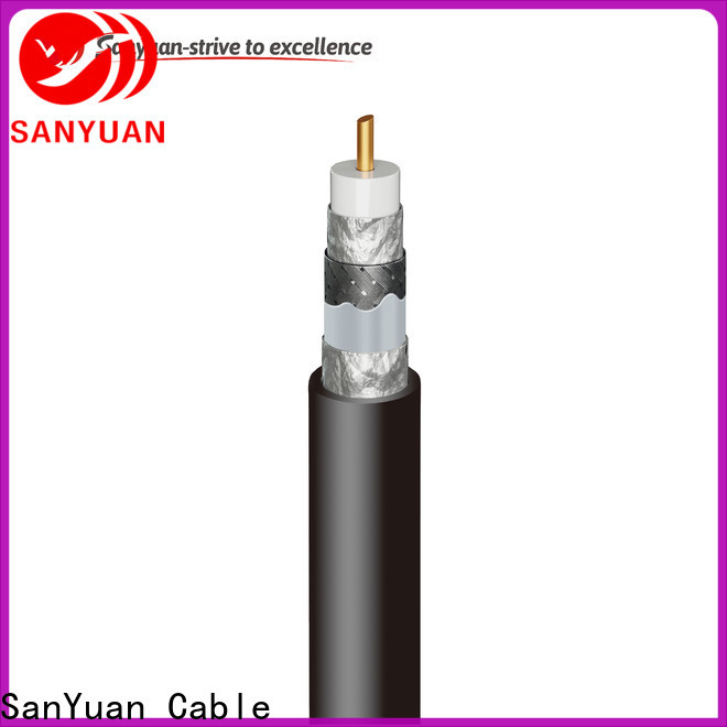 SanYuan long lasting 75 ohm coaxial cable suppliers for data signals