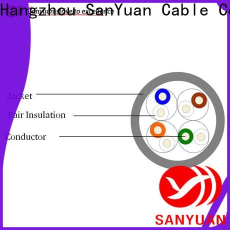 SanYuan inexpensive category 5e cable factory direct supply for computers
