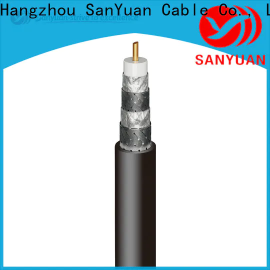 SanYuan latest cable coaxial 75 ohm factory for HDTV antennas