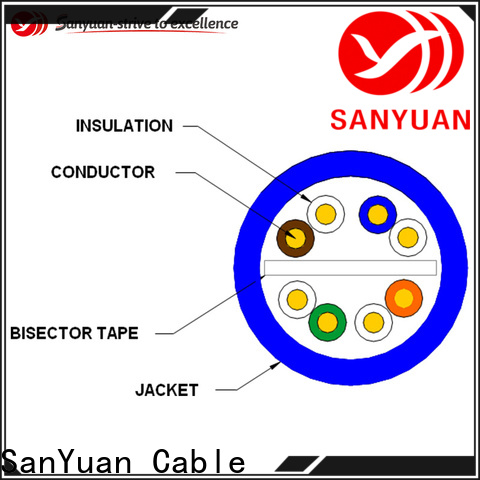 SanYuan category 6 lan cable wholesale for internet