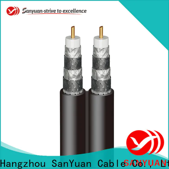 SanYuan long lasting 75 ohm cable company for digital video