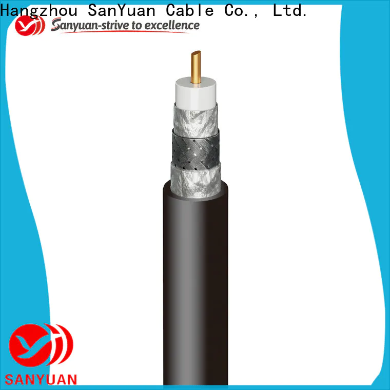SanYuan long lasting cable coaxial 75 ohm suppliers for digital audio