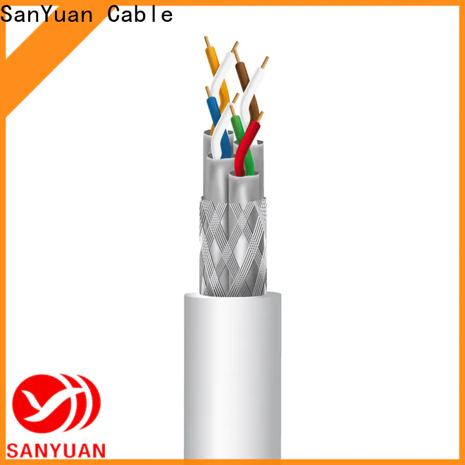 SanYuan cat 7a cable manufacturers for railway