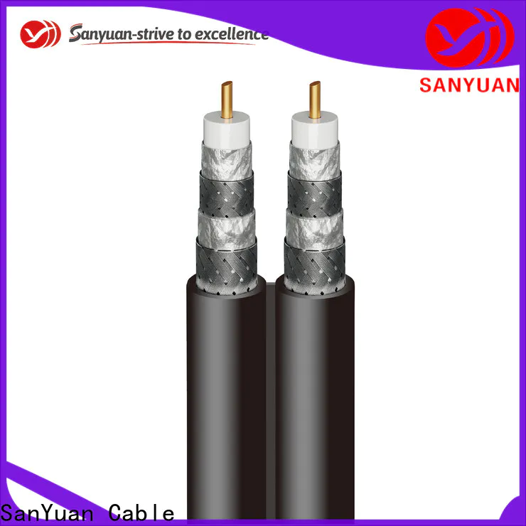 SanYuan 75 ohm coax factory for HDTV antennas