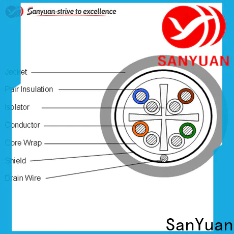 SanYuan category 6 lan cable manufacturer for data network