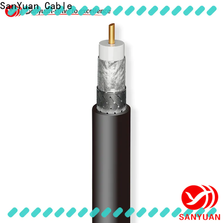SanYuan strong 50 ohm coax cable wholesale for broadcast radio
