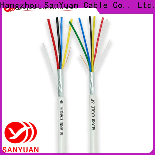 SanYuan latest fire alarm network cable manufacturers for fire alarm systems