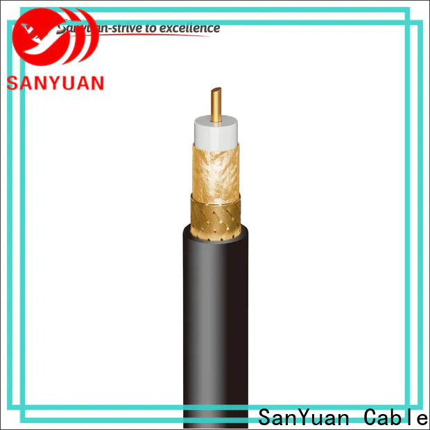 SanYuan long lasting 75 ohm coax suppliers for data signals