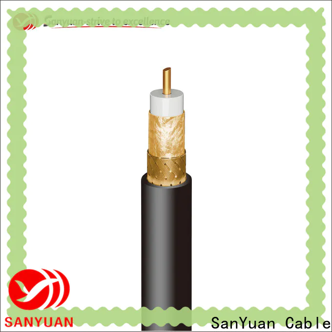 SanYuan long lasting 75 ohm cable factory for HDTV antennas