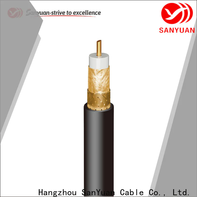 SanYuan top cable coaxial 75 ohm supply for data signals
