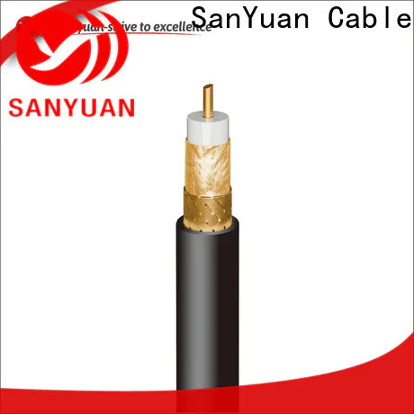 SanYuan reliable cable coaxial 75 ohm supply for data signals
