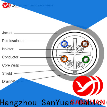SanYuan cat6 ethernet cable factory direct supply for internet