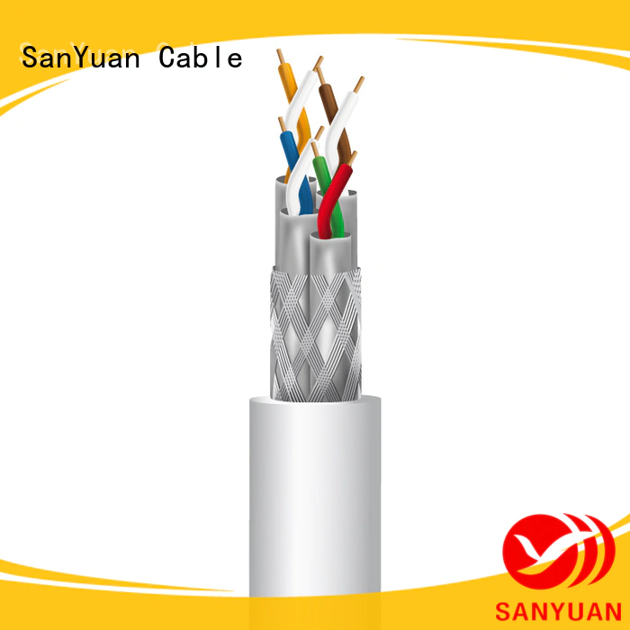 SanYuan wholesale cat 7a ethernet cable company for railway