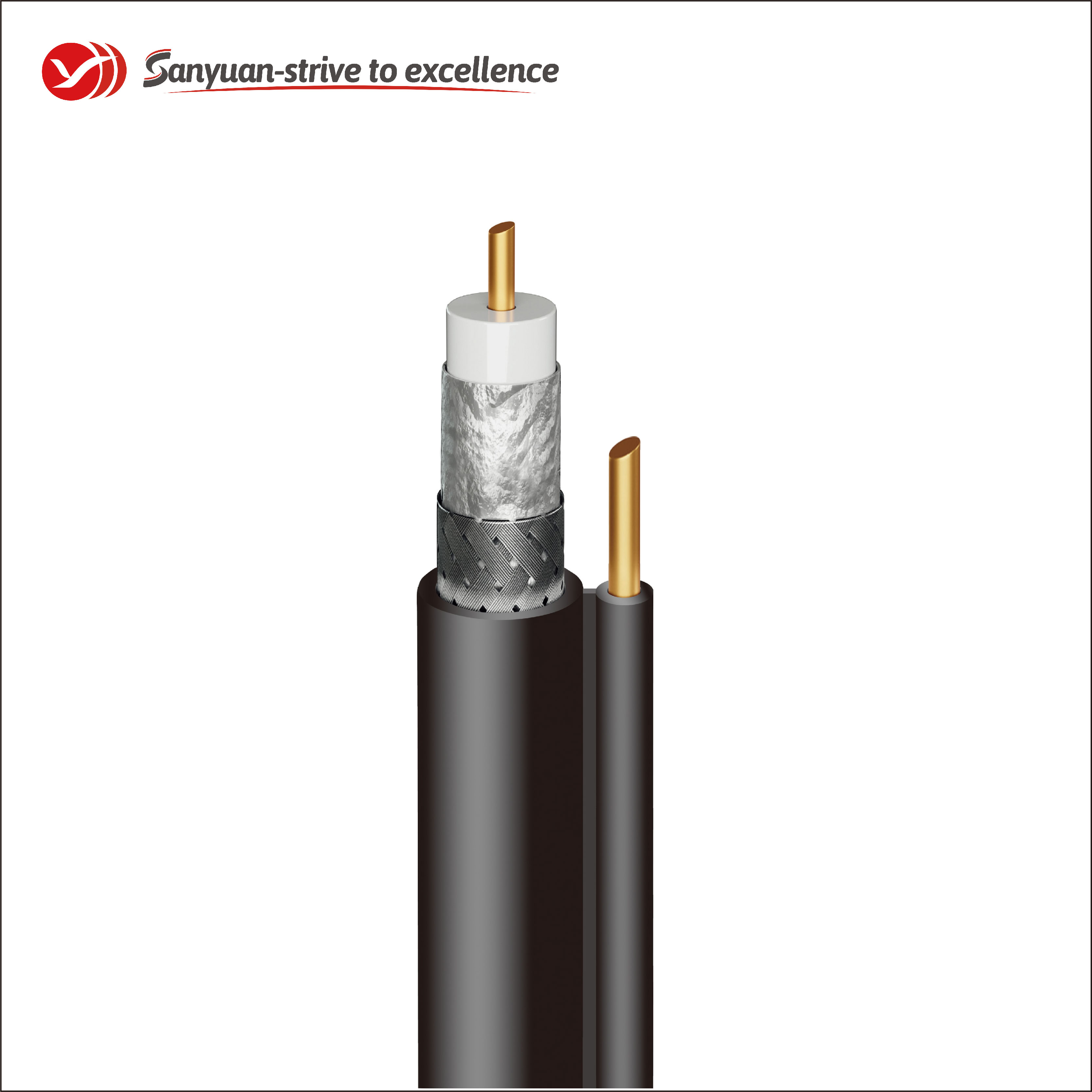 SanYuan 75 ohm coaxial cable factory for satellite-2