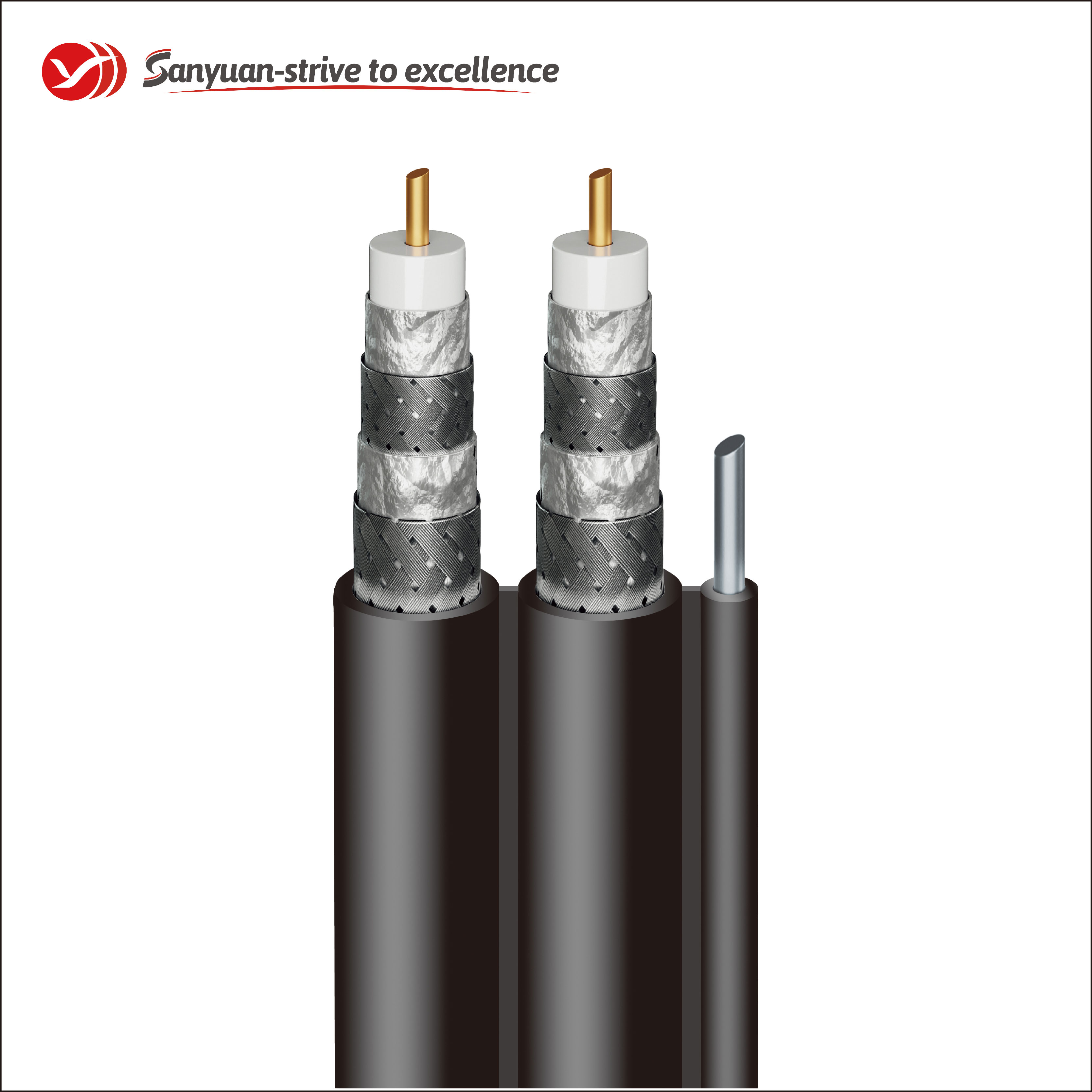 SanYuan cable coaxial 75 ohm company for data signals-2