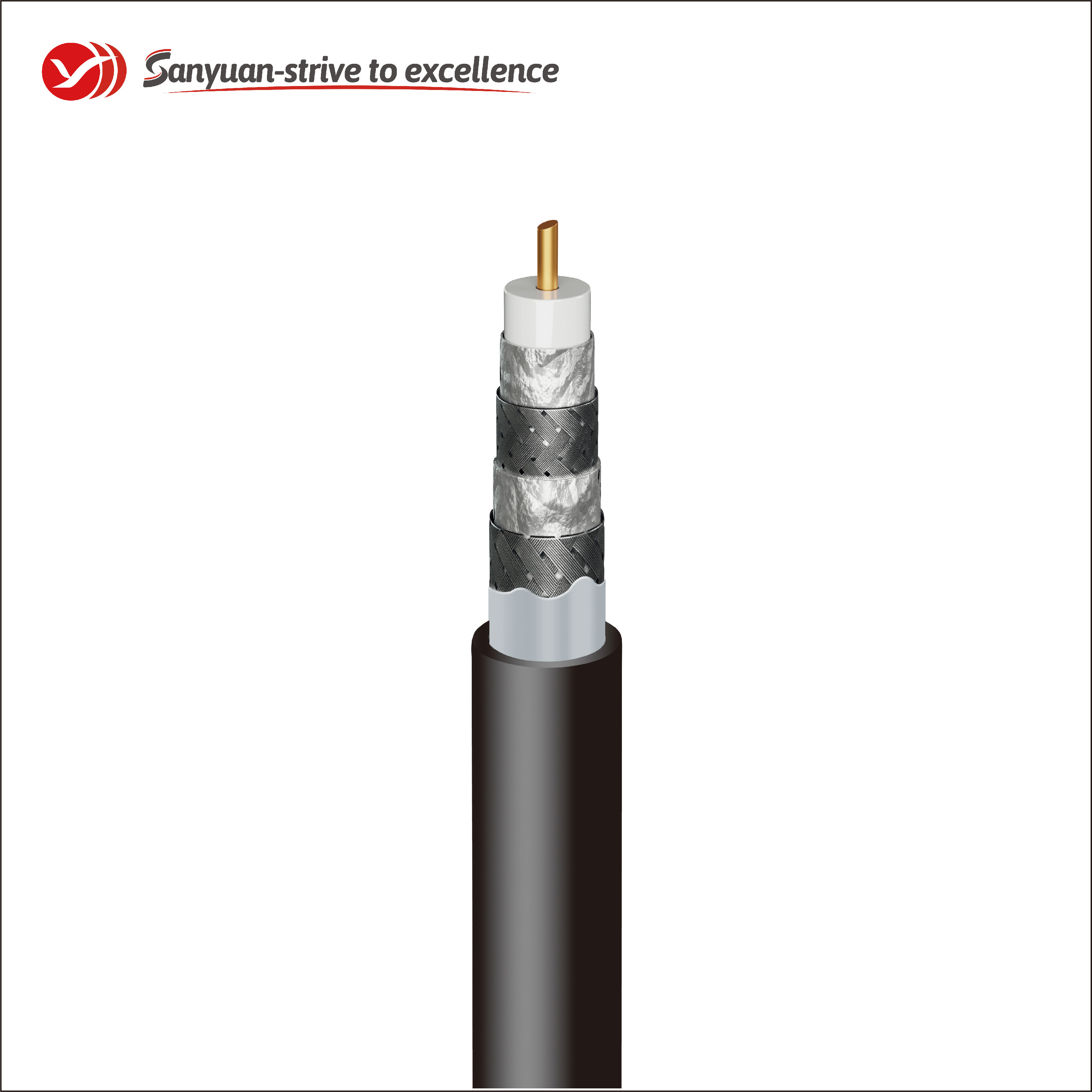SanYuan cable coaxial 75 ohm manufacturers for digital video-1