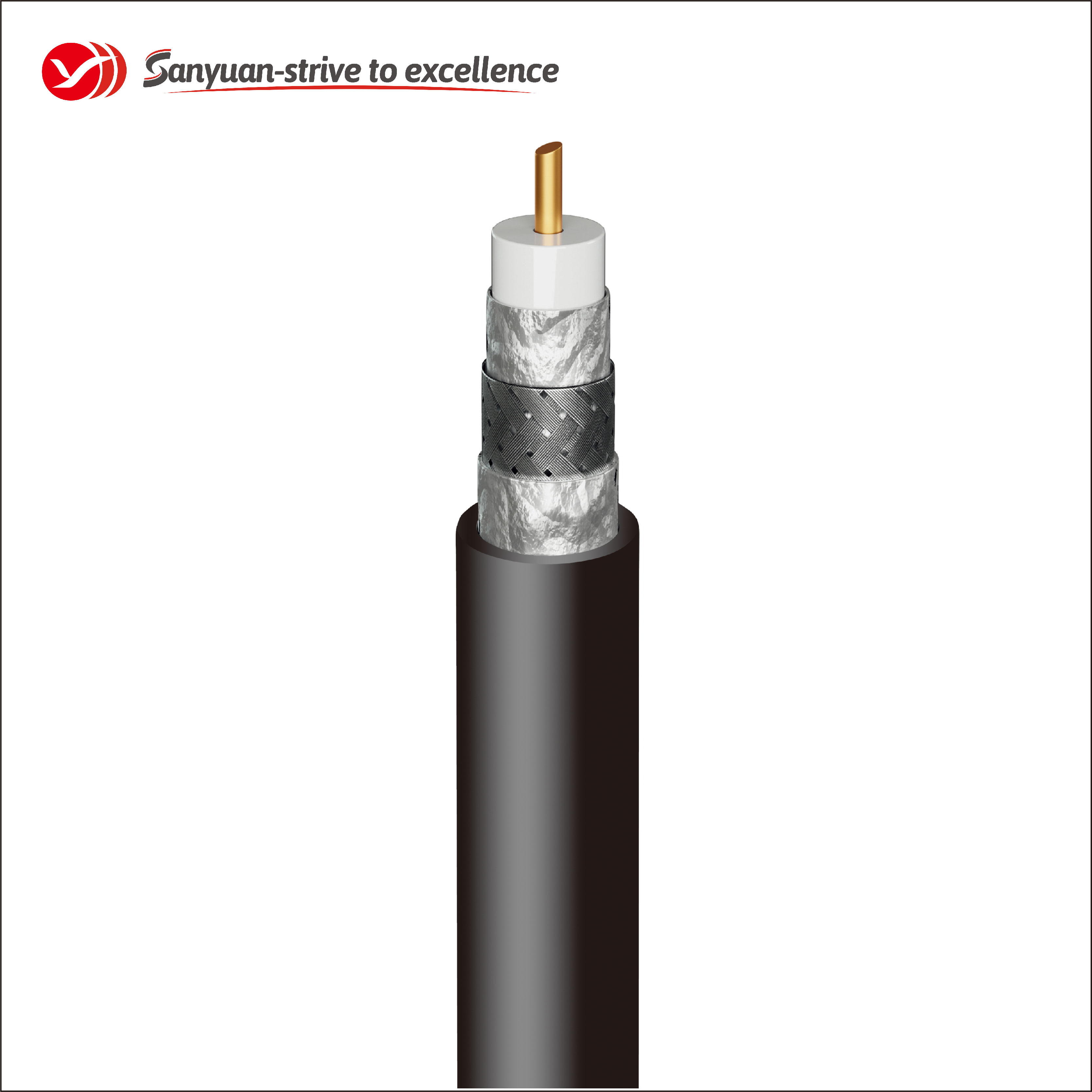 SanYuan easy to expand 75 ohm coaxial cable manufacturers for satellite-1