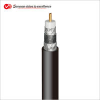 RG59 Black PVC Jacket 75 Ohm Coaxial Drop Cable SYRG59TSV