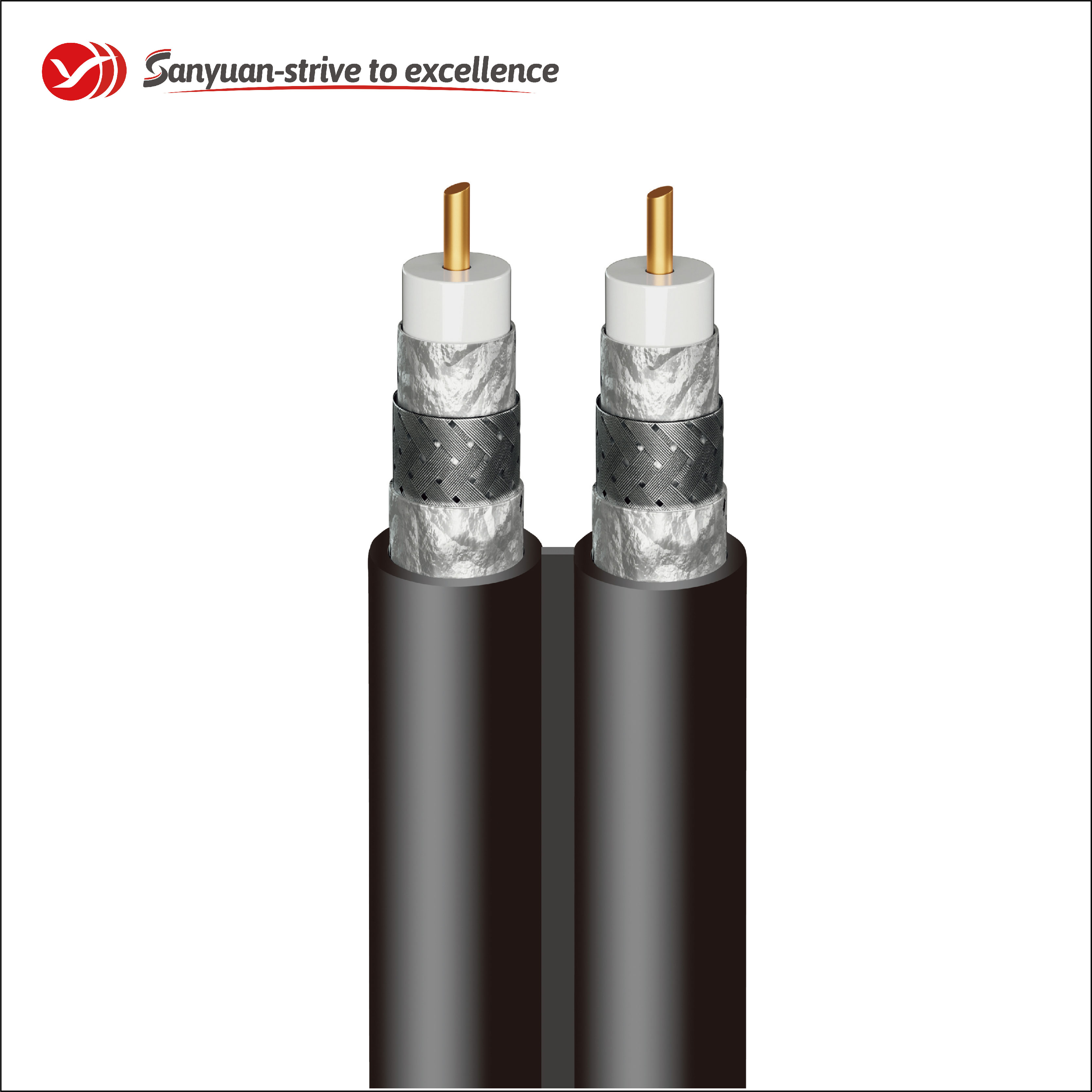 SanYuan 75 ohm coaxial cable factory for data signals-1